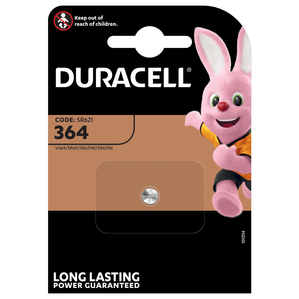 Batteria 364 Duracell con ossido d'argento speciale