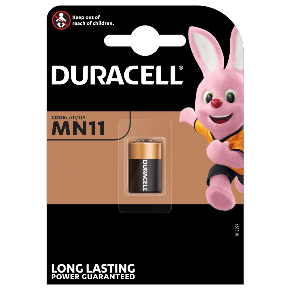 Batteria Duracell alcalina MN11 speciale da 6V