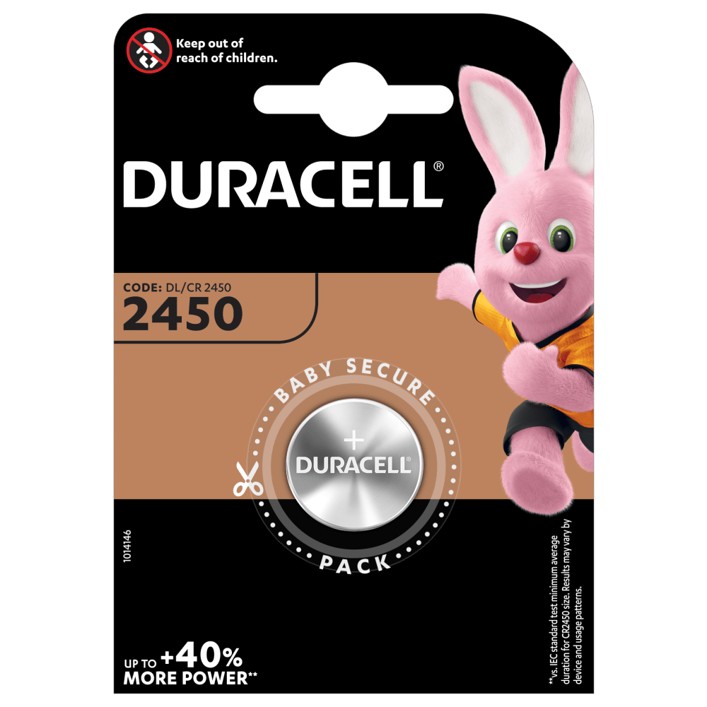 Batteria Duracell al litio speciale 2450
