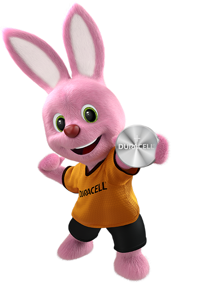 Bunny presenta la batteria a bottone Duracell
